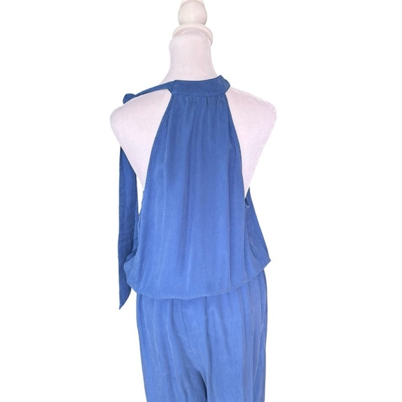 Cloth & Stone - High Neck Side Tie Wide Leg Jumpsuit Sz M - Picture 7 of 10